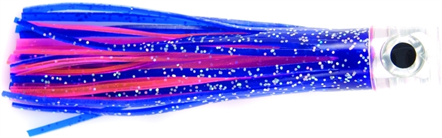 Picture of C&H Lil Stubby Trolling Lure, Blue/Pink Skirt, Flat Head, 5.5 IN