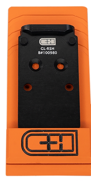 Picture of C&H Precision Glrsh V4 Mil/Leo Adapter  Black Anodized Trijicon/Holosun Pattern Footprint GL-RSH 616943732047