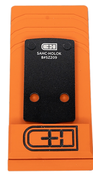 Picture of C&H Precision Sahcholok Springfield Hellcat  Black Anodized Holosun 407K/507K Rmsc Footprint SAHC-HOLOk