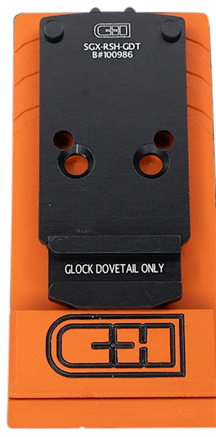 Picture of C&H Precision Sgxrshgdt Sig P320 Legion (M17/M18)  Black Anodized Trijicon/Holosun Pattern Footprint SGX-RSH-GDT