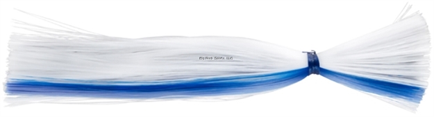 Picture of C&H Sea Witch Trolling Lure, White/Blue Skirt, 1/2 OZ Head