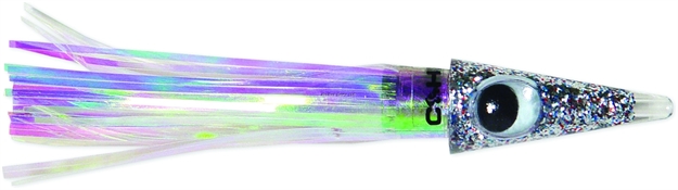 Picture of C&H Tuna Tango Trolling Lure, Oyster Mylar Skirt, 1.75 OZ (49.6 G) Head, 5.75 IN (14.6 Cm)