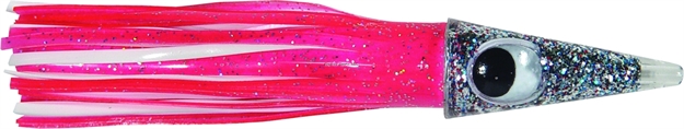 Picture of C&H Tuna Tango Trolling Lure, Pink/White Skirt, 1.75 OZ (49.6 G) Head, 5.75 IN (14.6 Cm)