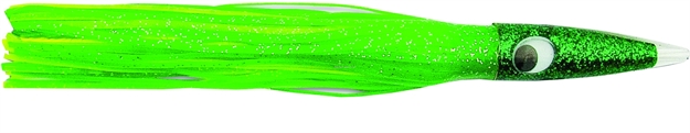 Picture of C&H Wahoo Whacker Trolling Lure, Green/Yellow Skirt, 6 OZ  11.5 IN