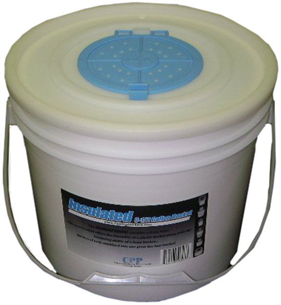 Picture of Challenge Plastics Insulated Bait Bucket 3.5 Gal. W/Lid 50327 746298503273