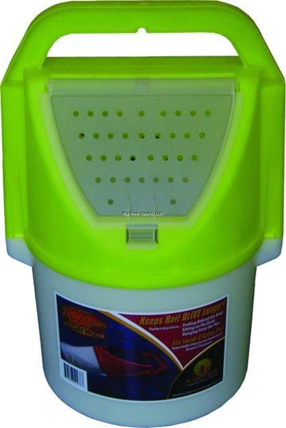 Picture of Challenge Plastics Bait Lagoon Troll Bucket Hot Yellow 50355 746298503556