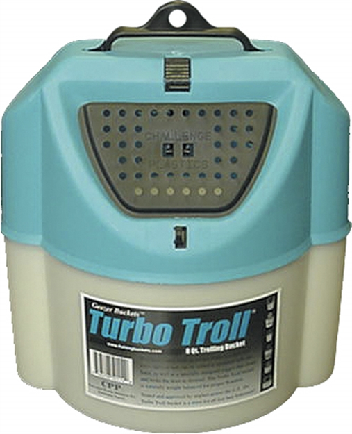 Picture of Challenge Plastics 8Qt Turbo Troll Bucket 50114 746298501149