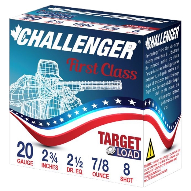 Picture of First Class Target Load 20 Gauge 2-3/4'' Ammo 40068 773622400687