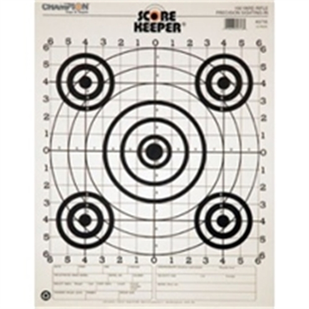 Picture of Champion Traps & Targets 100Yd Sight-In Blk/Bull