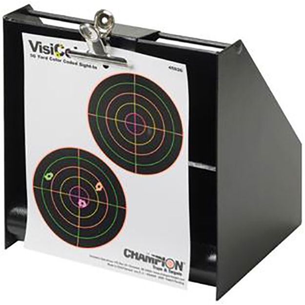 Picture of Champion Traps & Targets Bullet Trap 10"X11" For .22Lr Rimfire Steel Black 40801 076683408013