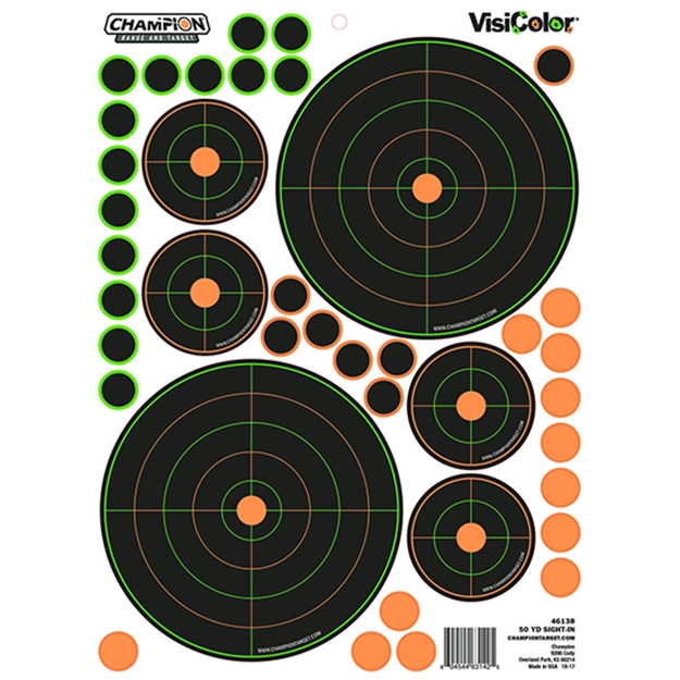 Picture of Champion Traps & Targets 50Yd Sight IN Bullseye Var 5Pk