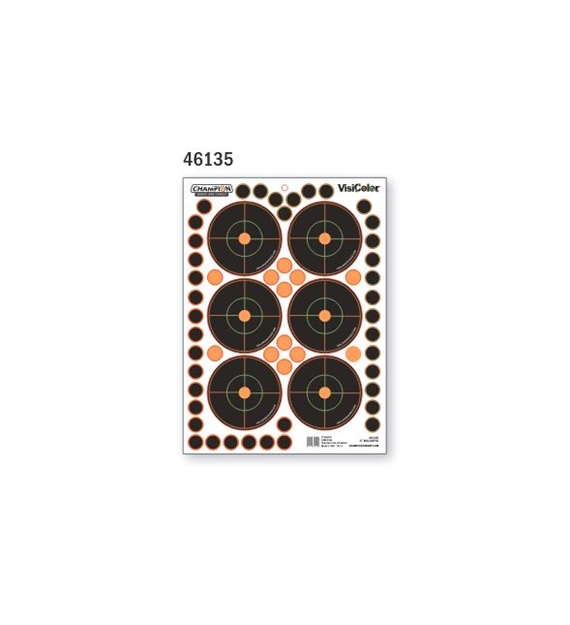 Picture of Champion Traps & Targets 3"Bulls Eye 5Pk W/150 Pastors 46135