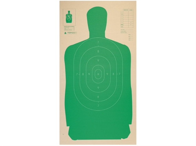 Picture of Champion Traps & Targets Target B27cb Silhouette Green 25Pk 40728 076683407283