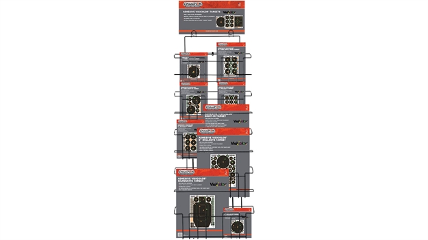 Picture of Champion Traps & Targets Display Adhsiv Visicolor TA