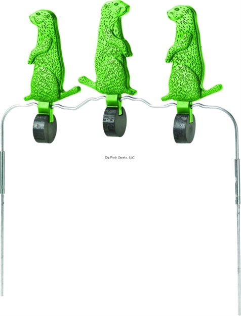 Picture of Champion Traps & Targets Dura-Seal Triple 5.5" Radiation Green Varmint Spinner