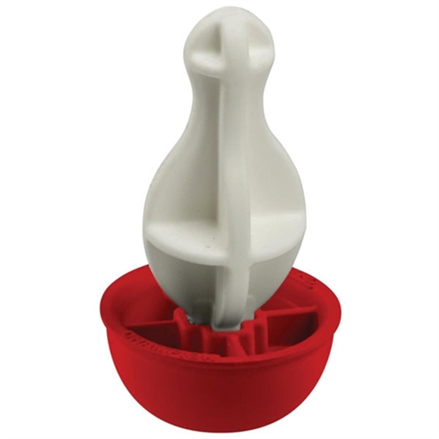 Picture of Champion Targets 42800 Duraseal Bowling Pin 3D Wobble White/Red .17Cal-.50Cal