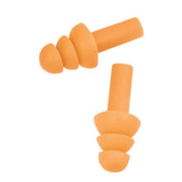Picture of Champion Traps & Targets Silicon Gel Ear Plugs 4-Pack Nrr Rating 26Db Orange< 40960