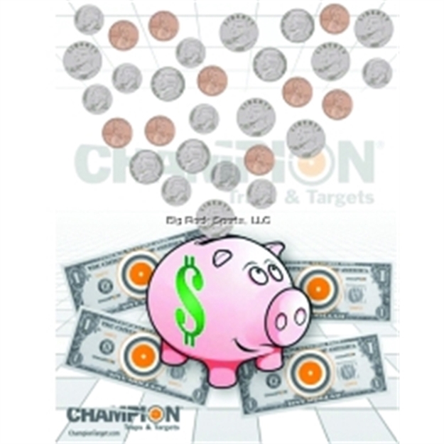 Picture of Champion Traps & Targets Target Put Your $ Where Your Mouth IS 12Pk 8.5"X11"