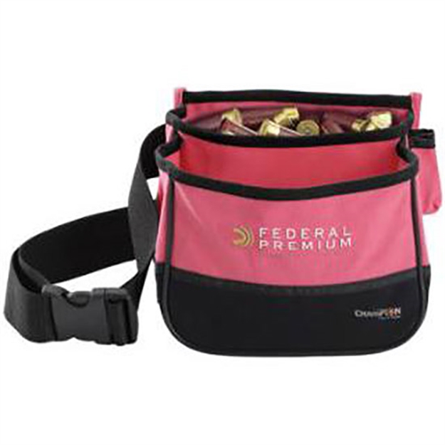 Picture of Champion Traps & Targets Trapshooting Shell Pouch, Adj Belt, Double Box Pouch, Pink 45853