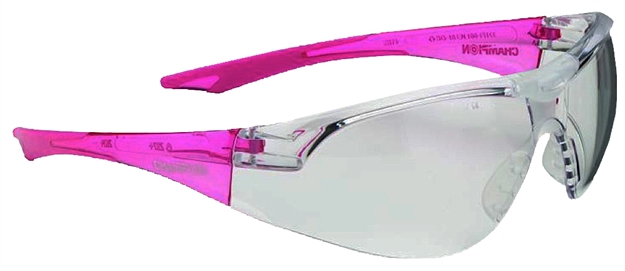 Picture of Champion Traps & Targets Shooting Glasses, Youth Clear-Pink Temples (Ballistic)