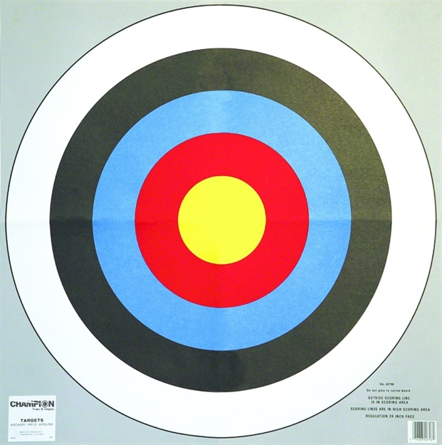 Picture of Champion Traps & Targets 24" Bullseye Archery Target, 2Pk