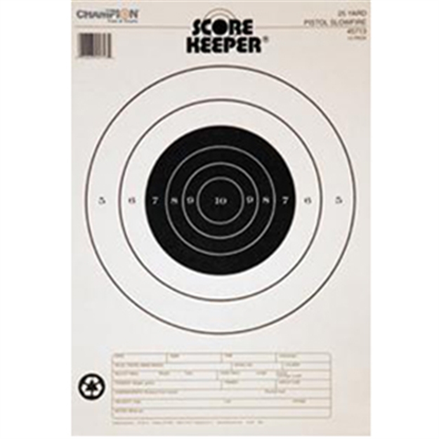 Picture of Champion Traps & Targets Target 25Yd Pistol Slowfire 12Pk       (12)
