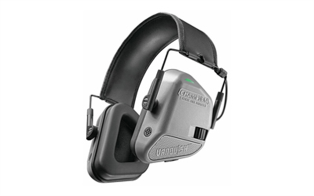 Picture of  Champion Targets 40978 Vanquish Muff Over The Head Rechargeable Li-Ion  Gray/Black