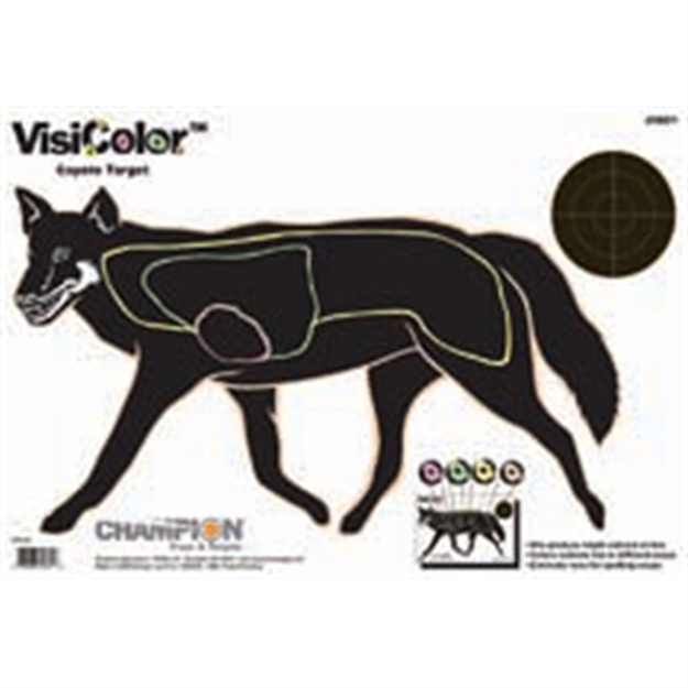 Picture of Champion Traps & Targets Visicolor Target Coyote, 16"X11", 10Pk