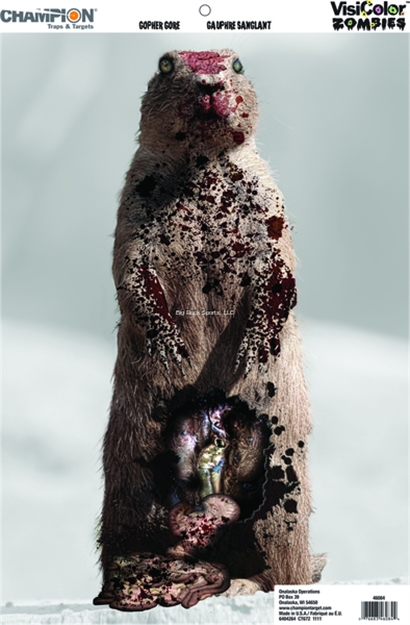 Picture of Champion Traps & Targets Zombie Visicolor Bulk Pack 50 Count Cute Animal