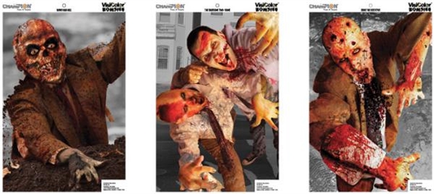 Picture of Champion Traps & Targets Zombie Visicolor Variety Target 12"X18" 6-Pack
