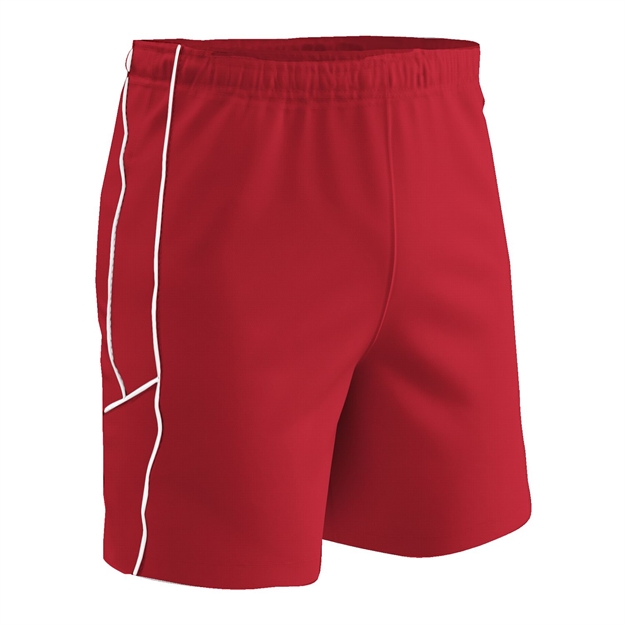 Picture of Champro Adult Header Soccer Short Scarlet Scarlet White XL