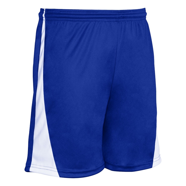 Picture of Champro Adult Sweeper Soccer Shorts Royal White Extra Large