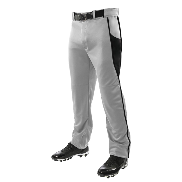 Picture of Champro Adult Triple Crown Baseball Pant Grey Black Small