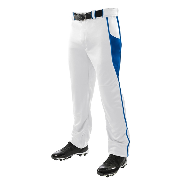 Picture of Champro Adult Triple Crown Baseball Pant White Roy Blue SM