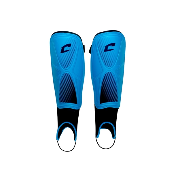 Picture of Champro D2 Soccer Shin Guards Optic Blue Large