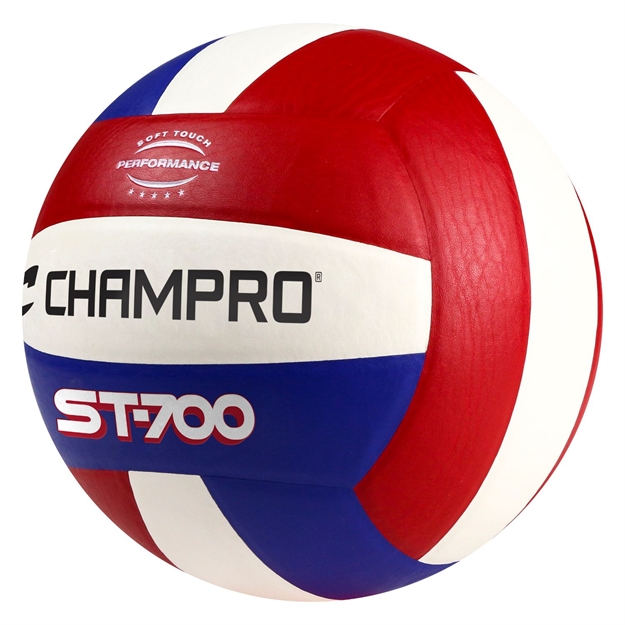 Picture of Champro Pro Perform Volleyball Scarlet White Royal Blue