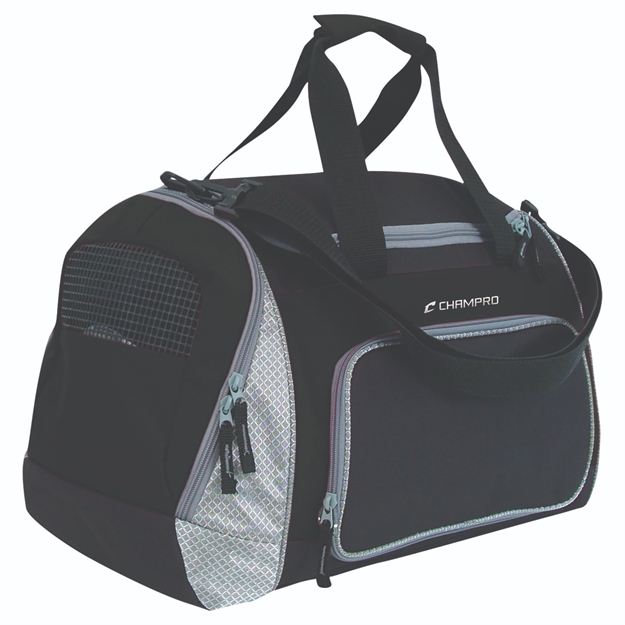 Picture of Champro Pro Plus Gear Bag 24 IN X 14 IN X 12 IN Black Grey