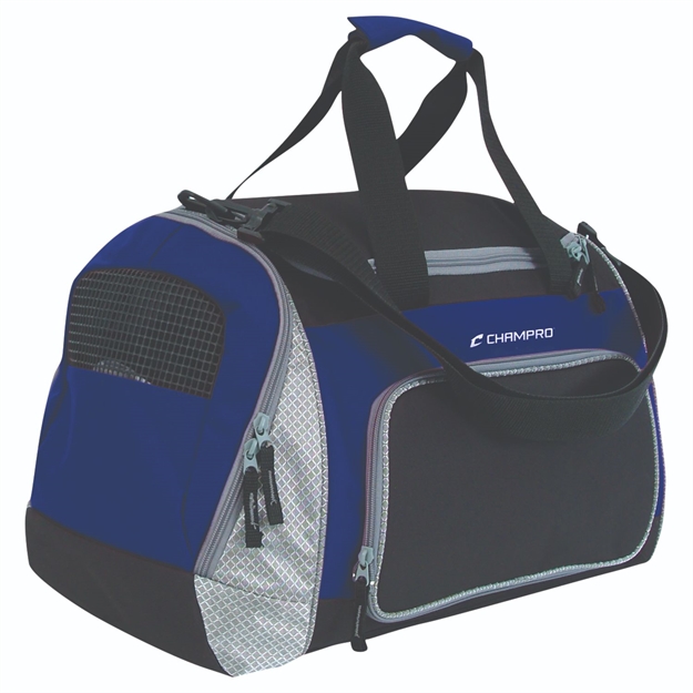Picture of Champro Pro Plus Gear Bag 24 IN X 14 IN X 12 IN Black Royal