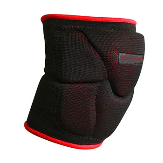 Picture of Champro Pro Plus Low Profile Knee Pad Black Scarlet Medium