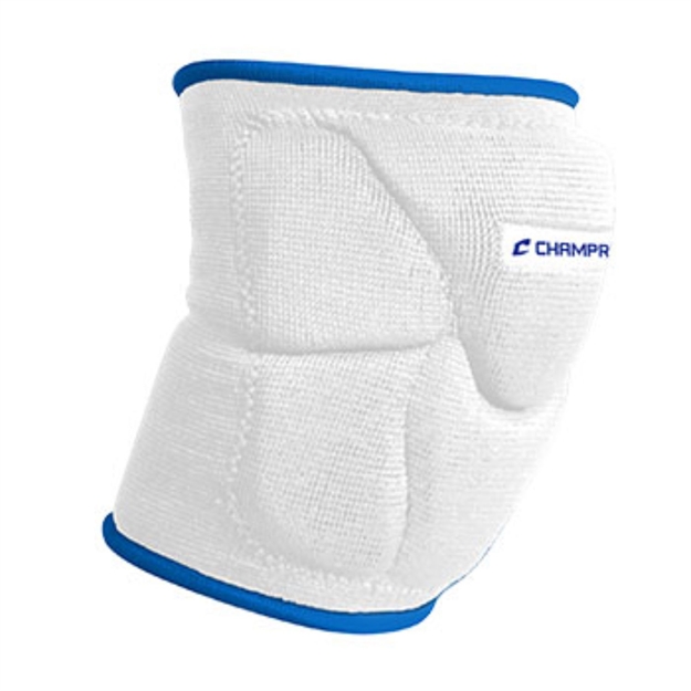 Picture of Champro Pro Plus Low Profile Knee Pad White Royal Medium