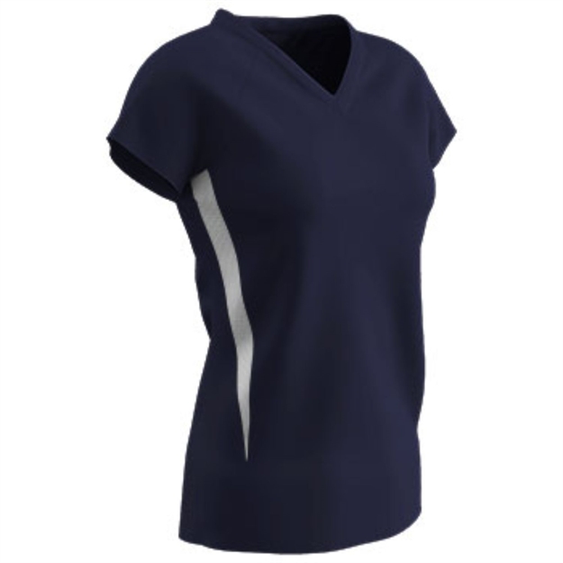 Picture of Champro Spike Ladies Volleyball Jersey Navy White Xlarge