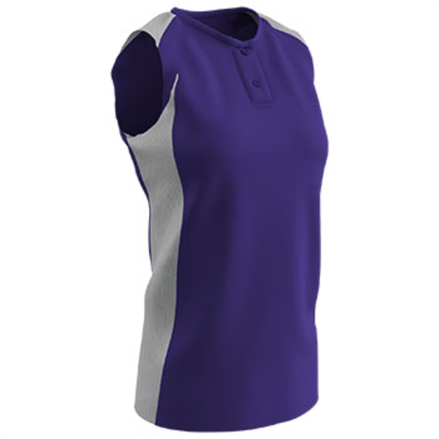 Picture of Champro Womens Diamond Active Jersey Purple White Small