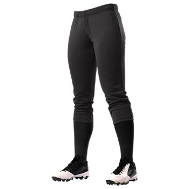 Picture of Champro Womens Fireball Softball Pant Black Medium
