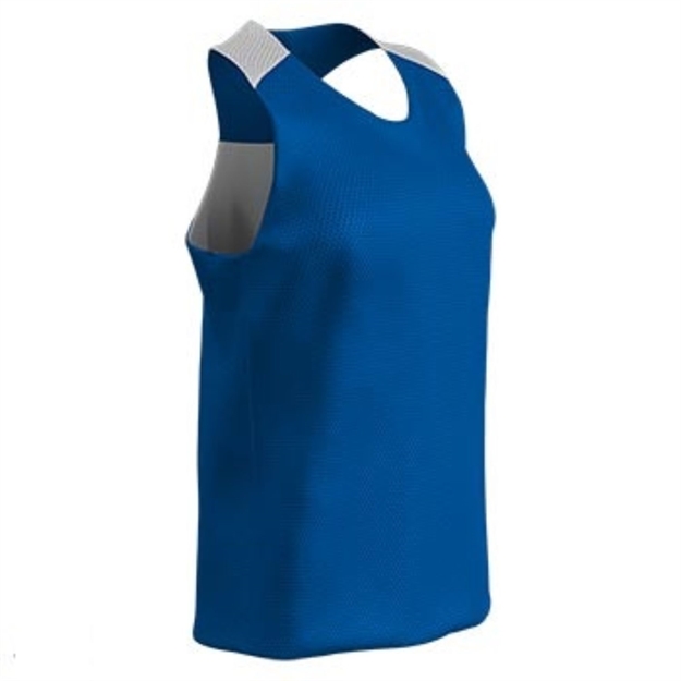 Picture of Champro Womens Middie Lacrosse Pinnie Royal White Xlarge