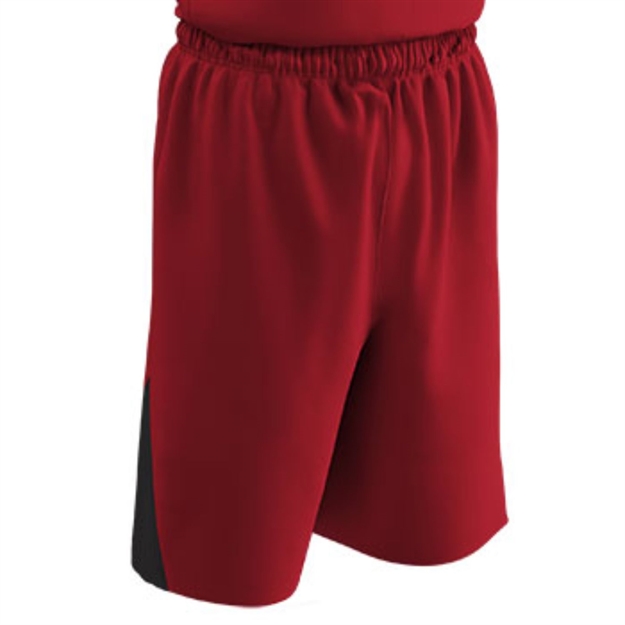 Picture of Champro Youth Dri Gear Pro Plus Basketball Short Scarblk SM BBS4YSCBS