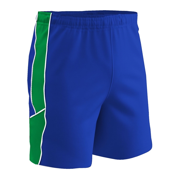 Picture of Champro Youth Header Soccer Short Royal Neon Green White Med