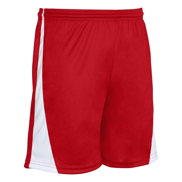 Picture of Champro Youth Sweeper Soccer Shorts Scarlet White Xsmall