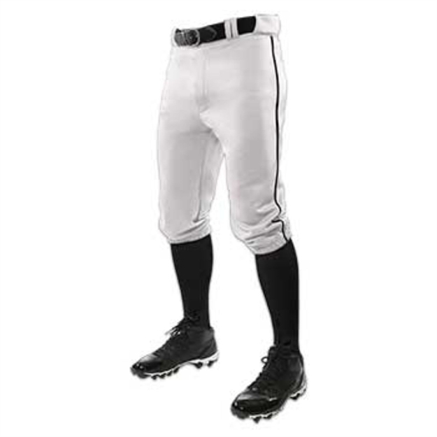 Picture of Champro Youth Triple Crown Knicker With Pipe White Black XL