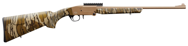 Picture of  Charles Daly 930270 101 Turkey 410 Gauge Break Open 3" 1Rd 20" Flat Dark Earth Cerakote Steel Barrel & Receiver, Fixed Mossy Oak Bottomland Synthetic Stock