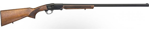 Picture of Charles Daly 930234 101  Full Size 12 Gauge Break Open 3" 1Rd 28" Black Steel Single Shot Barrel & Receiver, Fixed Walnut Stock, Beretta/Benelli Mobil Choke System 930.234 8053800941426